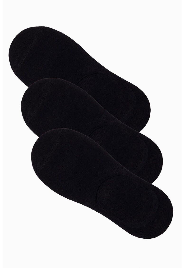 Set de sosete foarte scurte din amestec de bumbac - 3 perechi Set de sosete foarte scurte din amestec de bumbac - 3 perechi