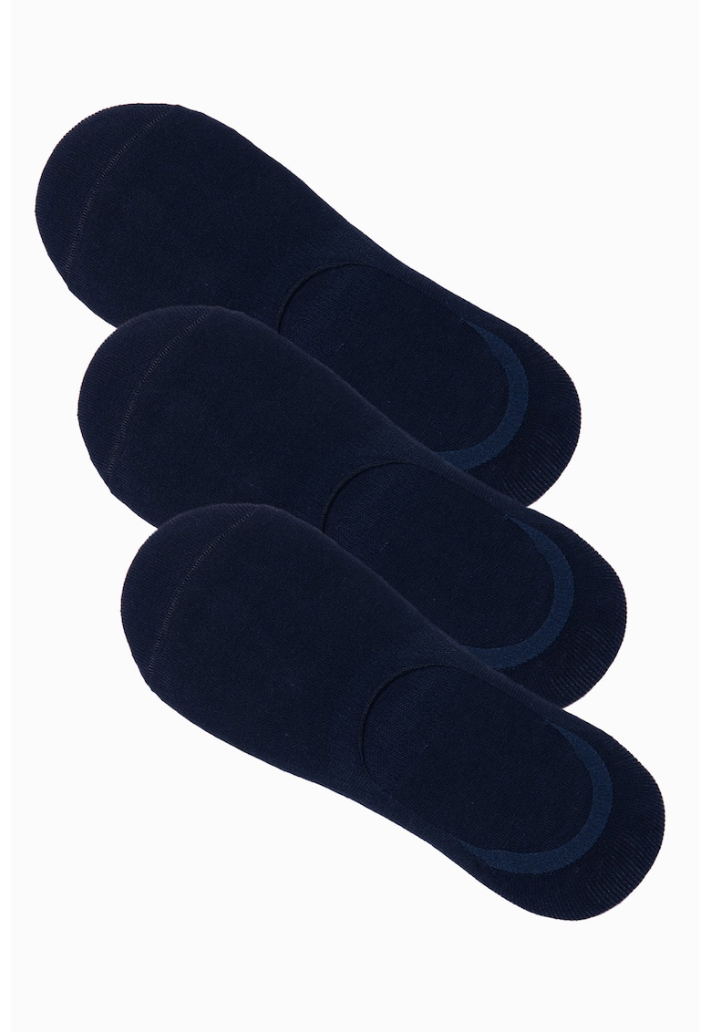 Set de sosete foarte scurte din amestec de bumbac - 3 perechi Set de sosete foarte scurte din amestec de bumbac - 3 perechi