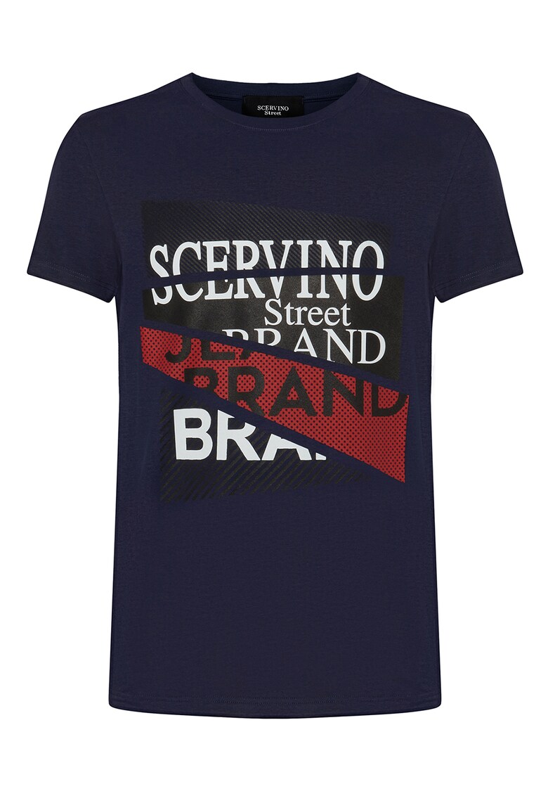 Памучна тениска с лого SCERVINO STREET