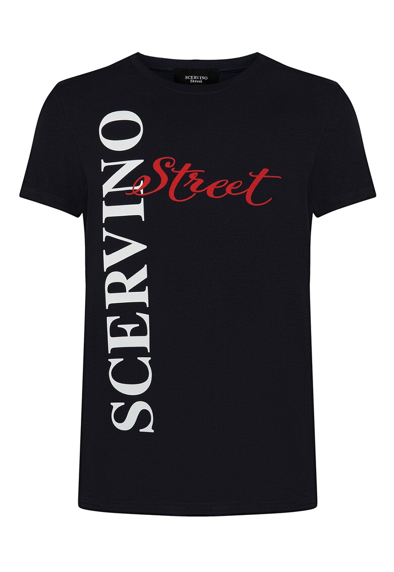 Памучна тениска с лого SCERVINO STREET