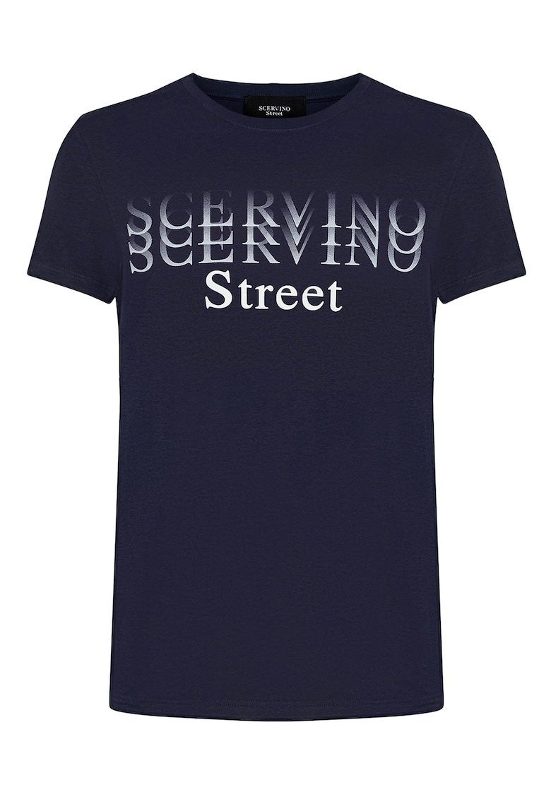 Памучна тениска с лого SCERVINO STREET