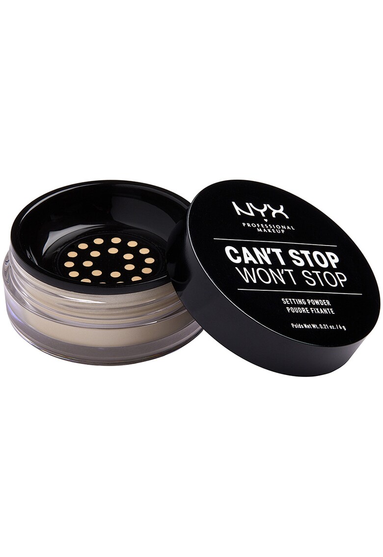 Pudra de fixare NYX PM Can't Stop Won't Stop - 6 g