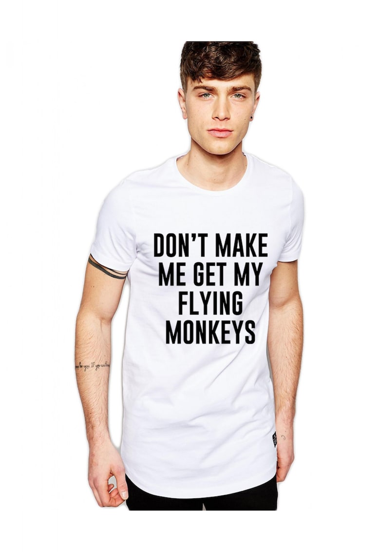 Tricou barbati alb - Flying Monkeys