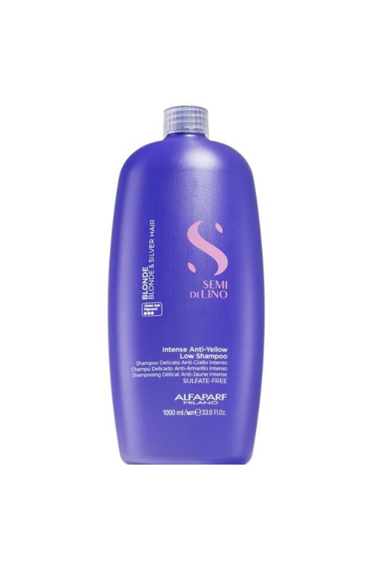 Sampon nuantator pentru parul blond cu suvite Semi di Lino Blonde unisex 1000 ml