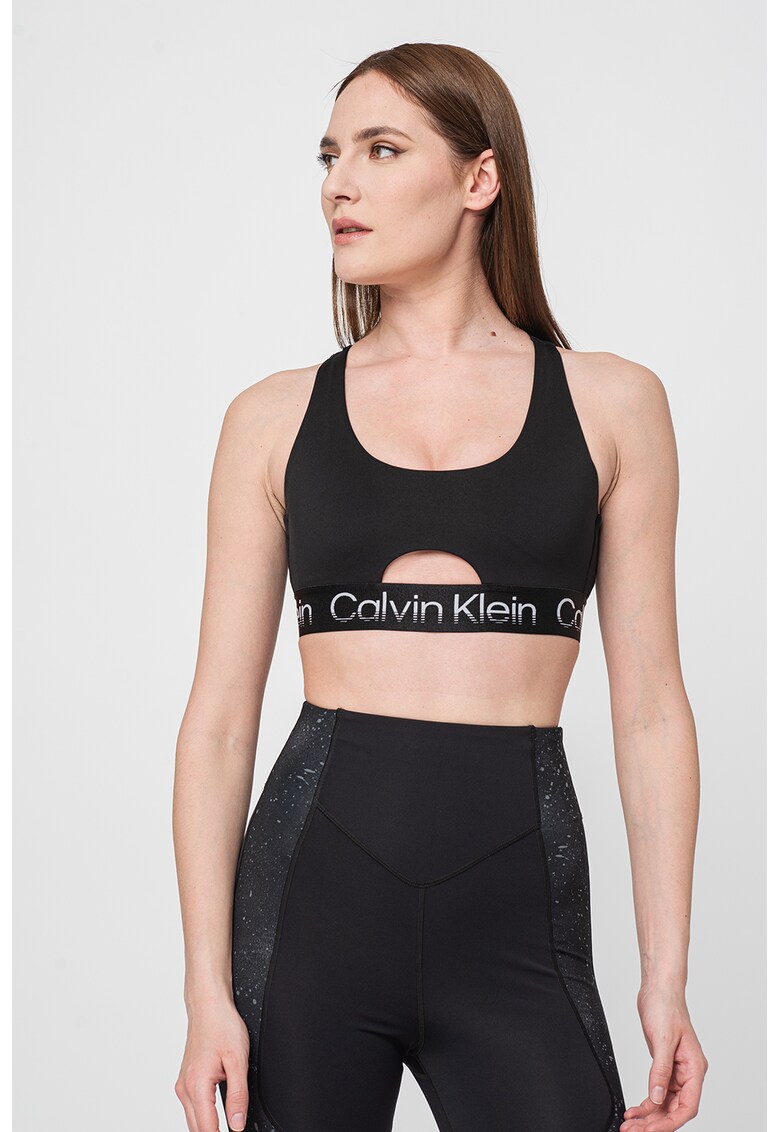 Bustiera cu imprimeu logo – pentru fitness Calvin Klein  Imbracaminte