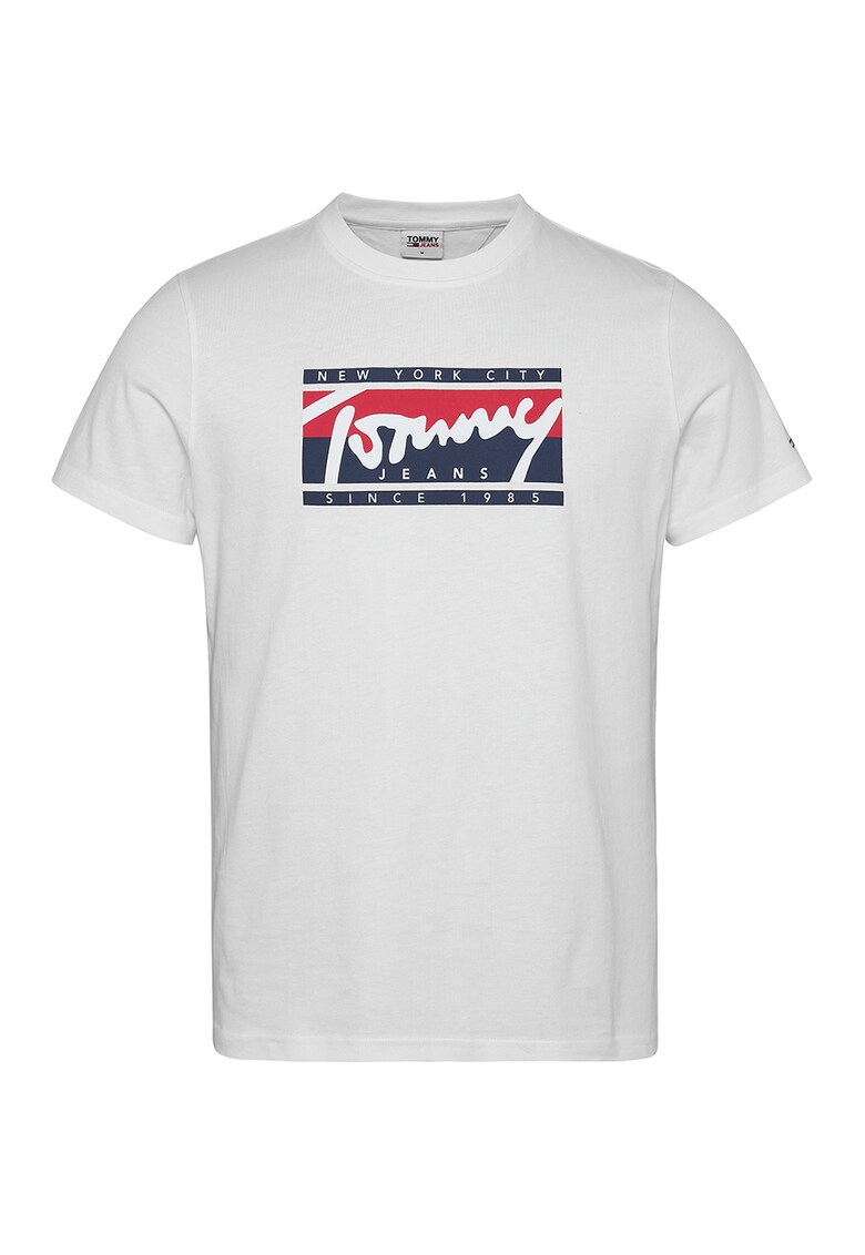 Тениска с органичен памук с лого Tommy Jeans
