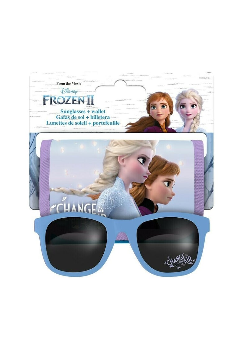 Set ochelari de soare si portmoneu - Frozen - albastru
