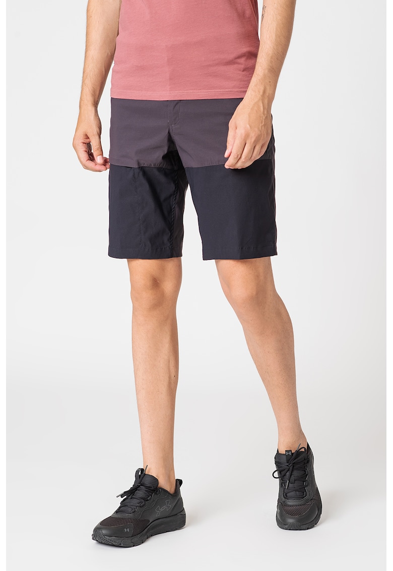 Pantaloni scurti cu model colorblock pentru trekking