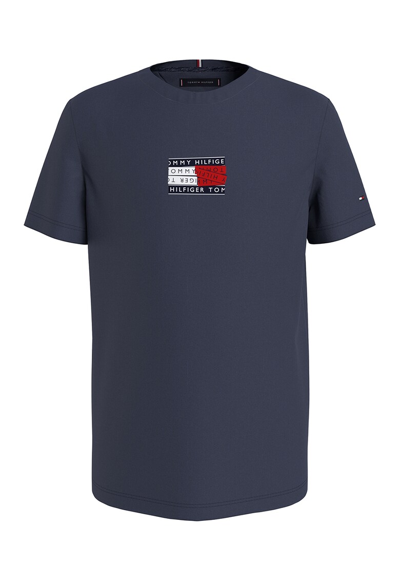 Тениска от органичен памук с лого Tommy Hilfiger
