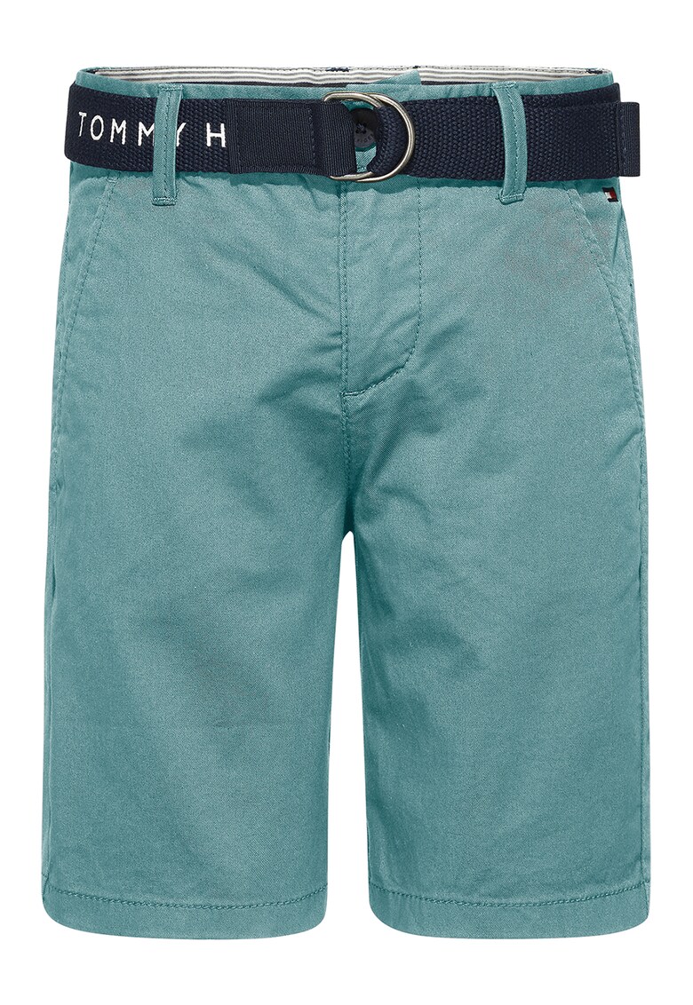Pantaloni chino din amestec de bumbac organic cu o curea fashiondays.ro imagine noua 2022