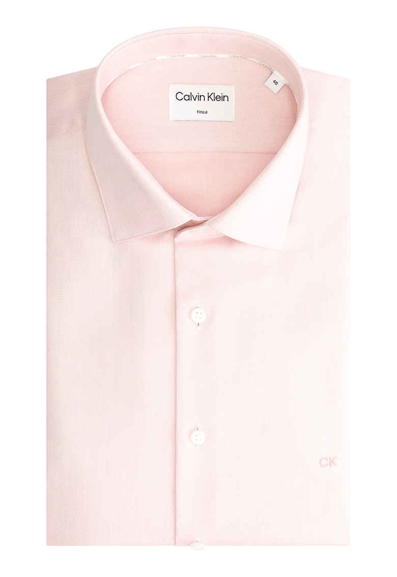 Вталена риза с бродирано лого CALVIN KLEIN