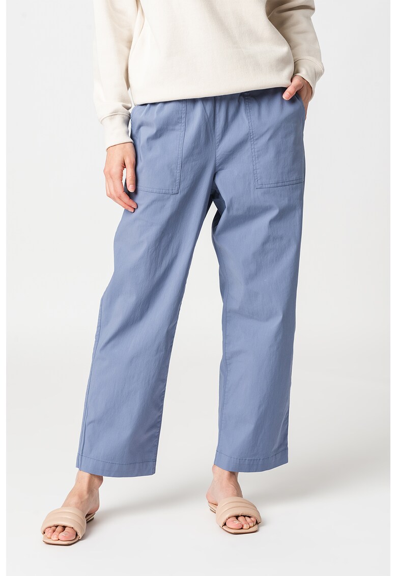 Pantaloni drepti cu talie elastica inalta fashiondays.ro