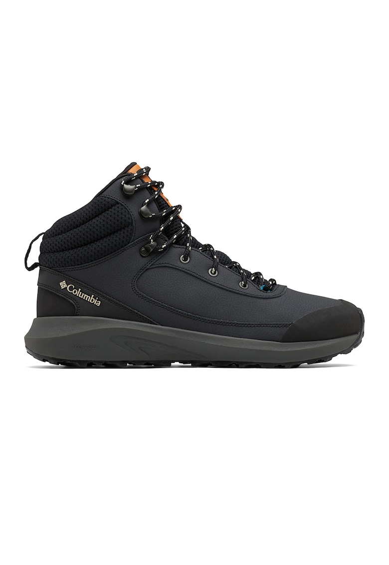 Pantofi mid-high cu insertii de piele pentru drumetii trailstorm peak