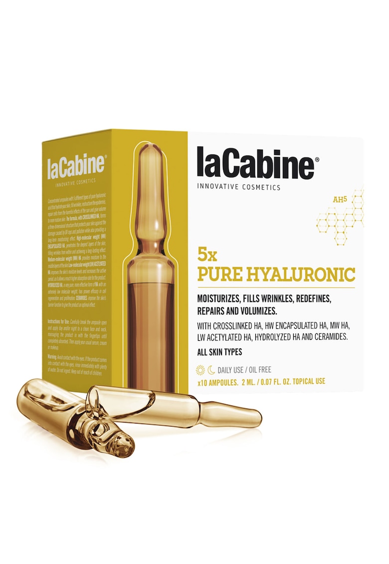 Set 10 fiole LaCabine 5x PURE HYALURONIC - 10x2 m