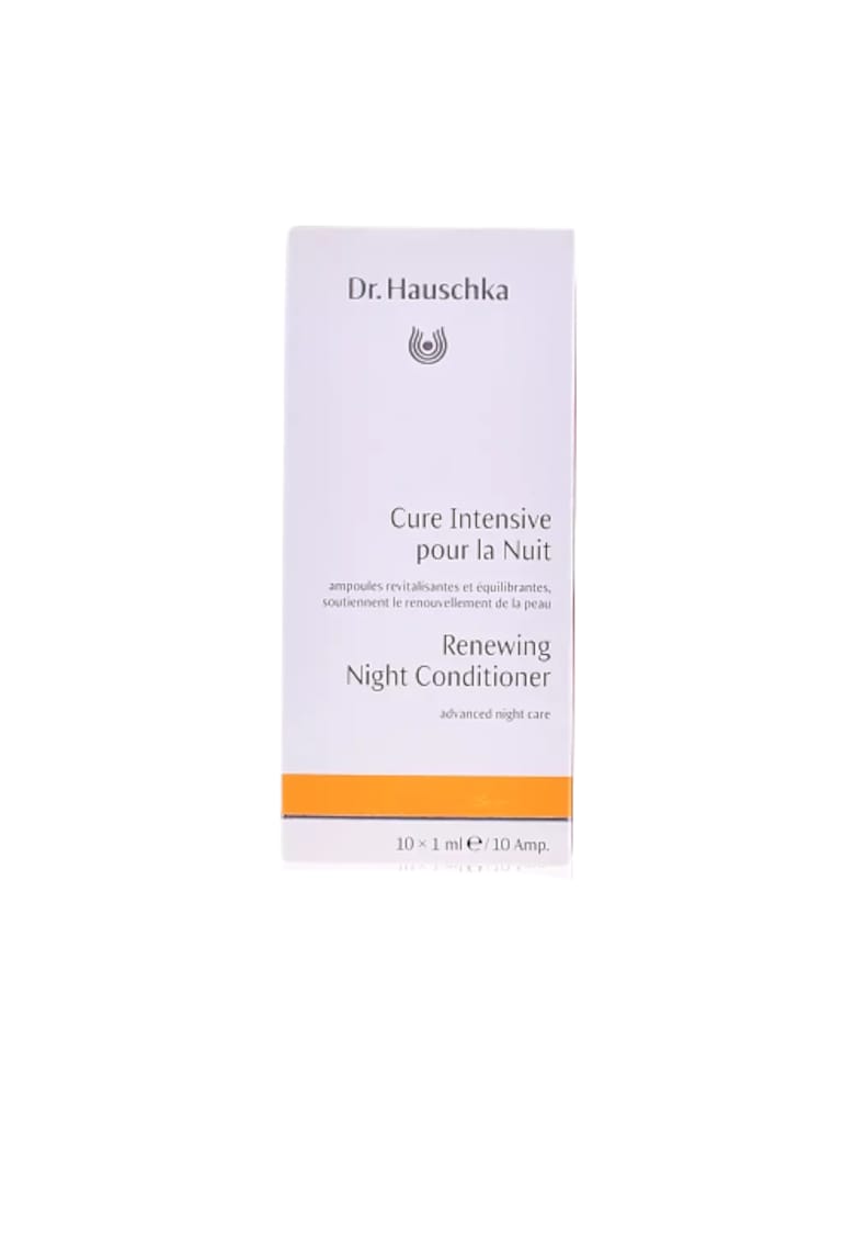 Set fiole tratament facial cu extracte din plante medicinale si argint - Dr. Hauschka Renewing Night Conditioner - Unisex - 10 x 1 ml