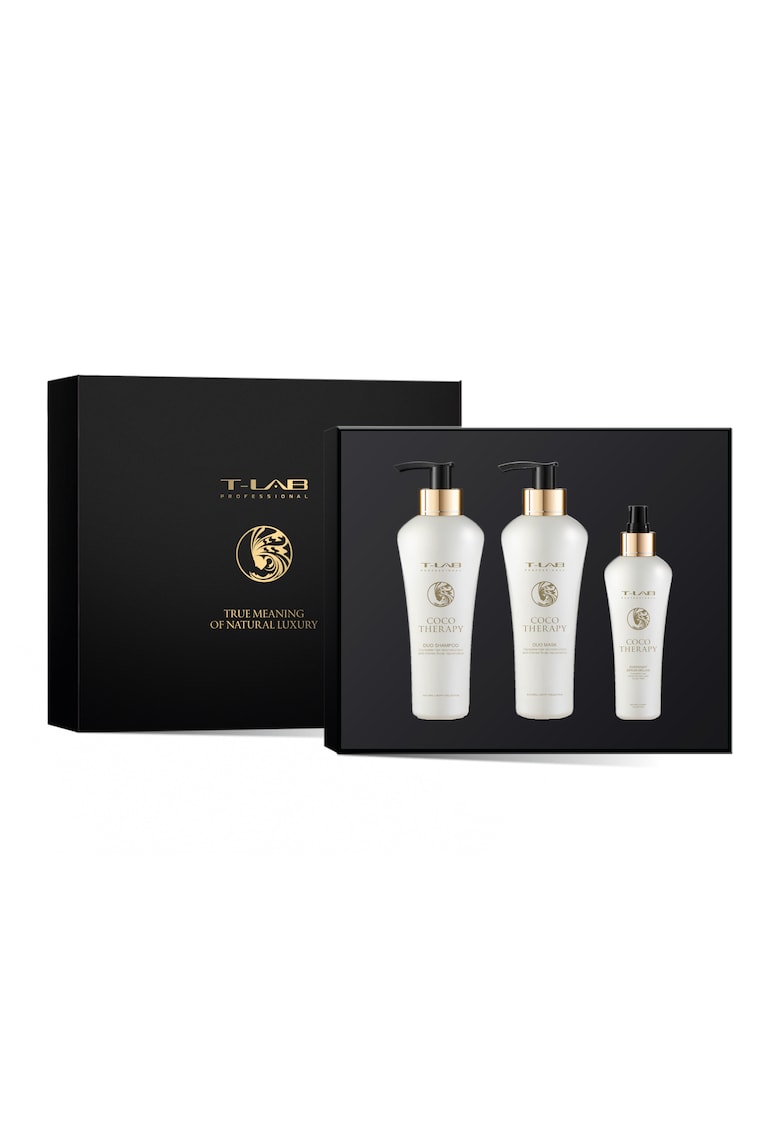 Set Coco Therapy Ritual Sampon - 300 ml - Masca - 300 ml - Ser par - 150 ml Set Coco Therapy Ritual Sampon - 300 ml - Masca - 300 ml - Ser par - 150 ml
