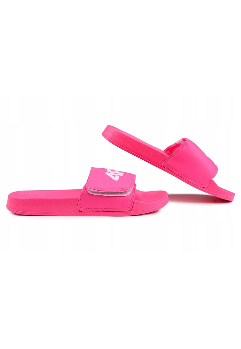 Papuci fete - Material sintetic - Roz