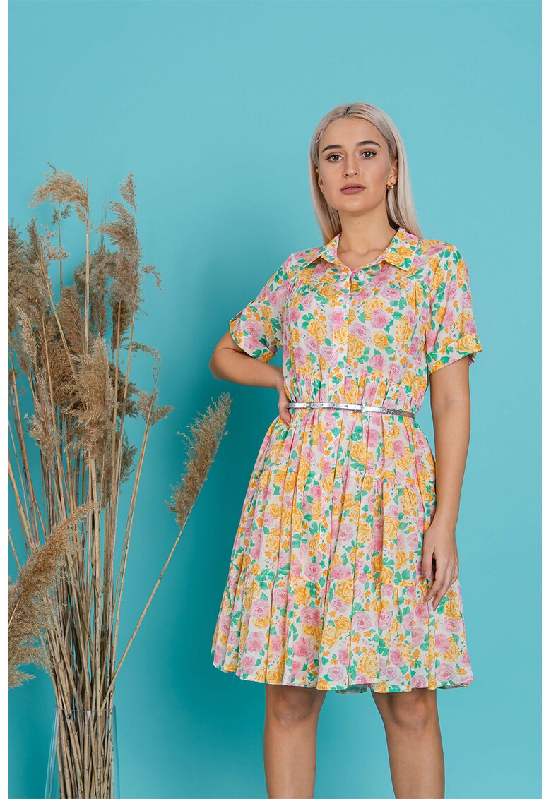 Rochie-camasa cu terminatie evazata Nicole