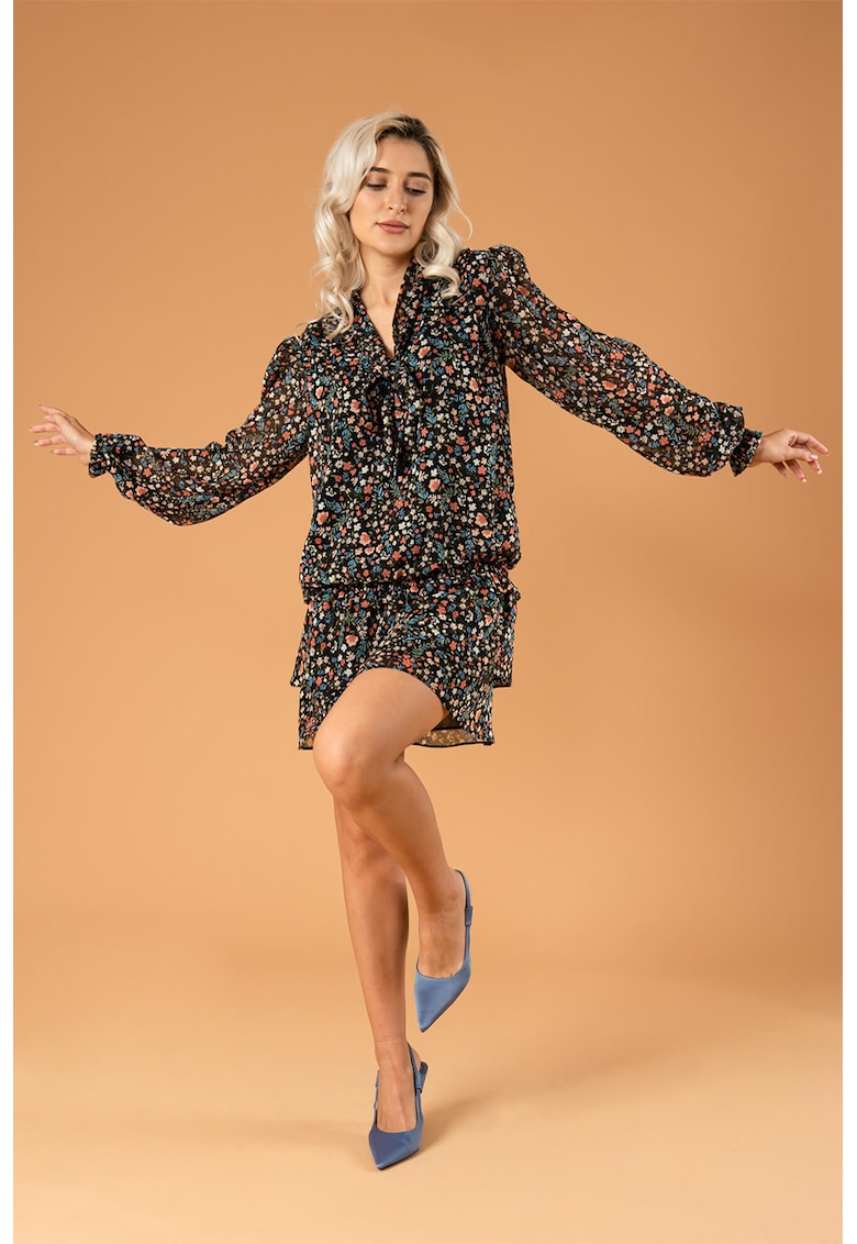 Rochie mini cu maneci lungi Devon