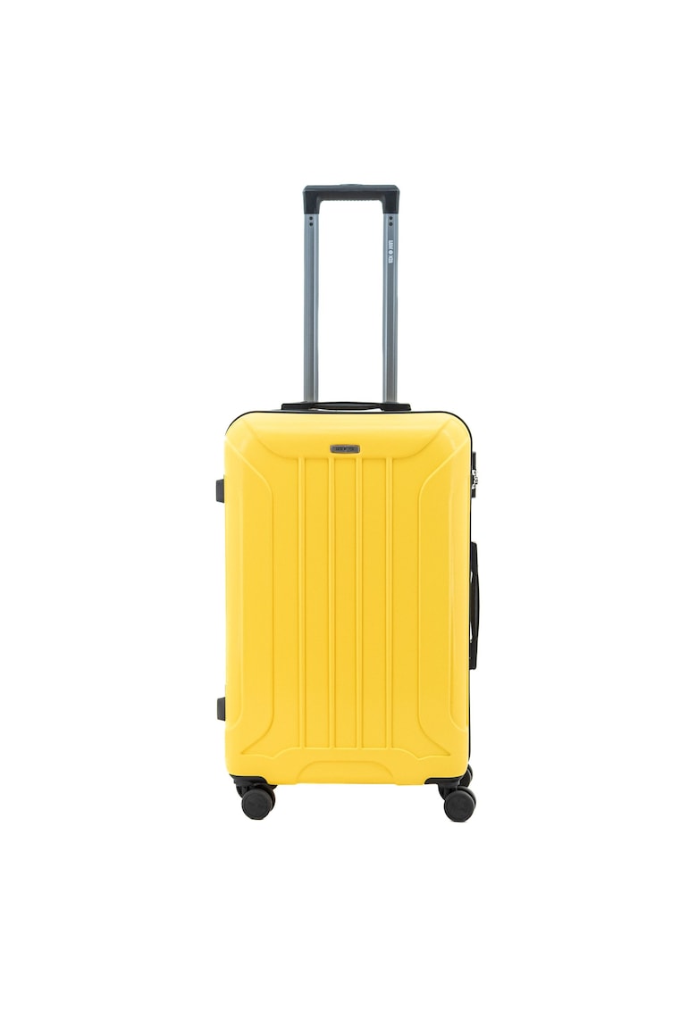 Troler Capri - 4 roti - cifru - Galben - 68 cm