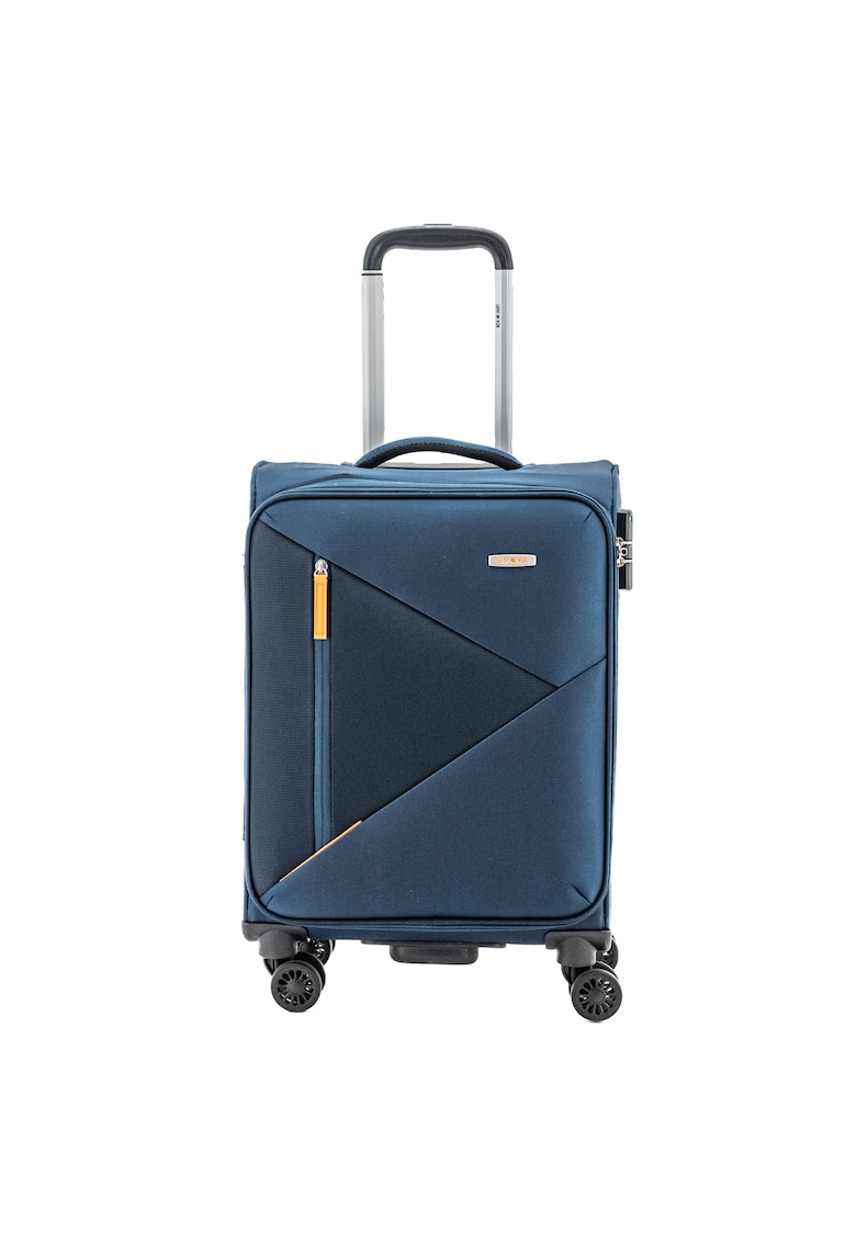 Troler Kai - 4 roti - albastru - 55 cm