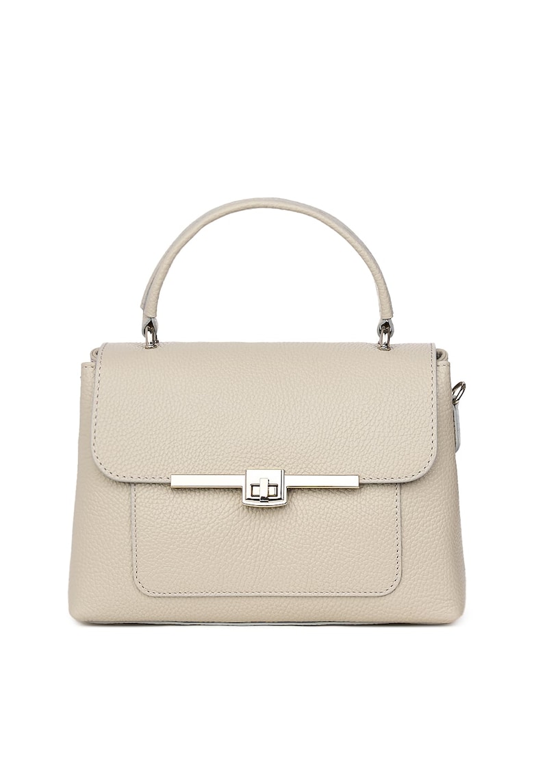 Geanta din piele naturala Sierra - Gri