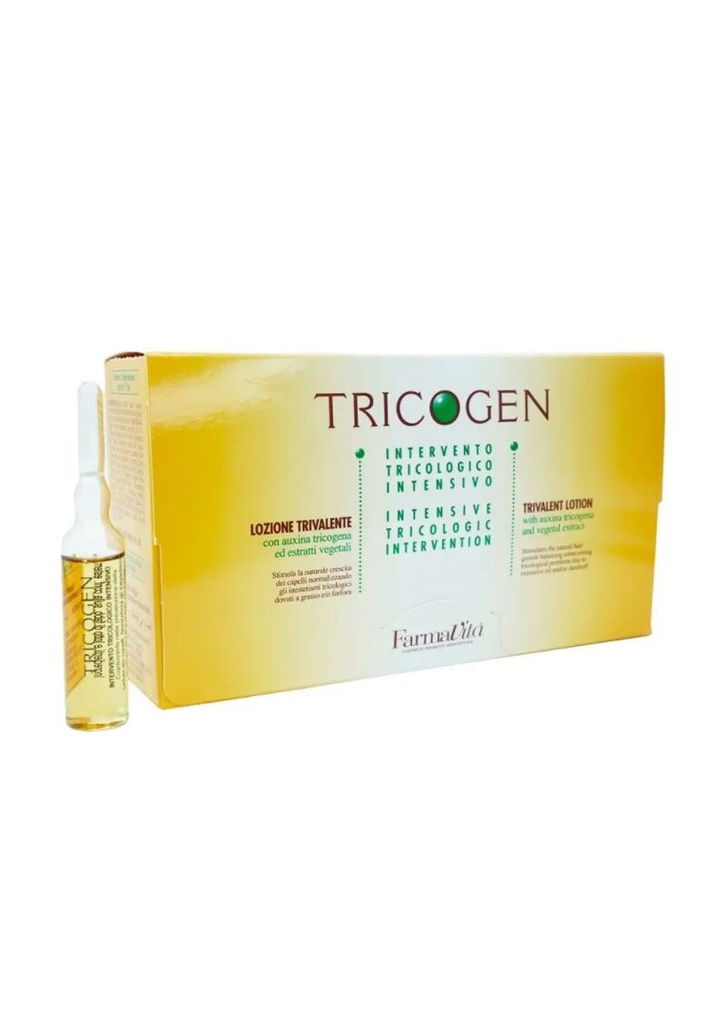 Fiole tratament impotriva excesului de sebum si a matretii Tricogen - 12 x 8 ml