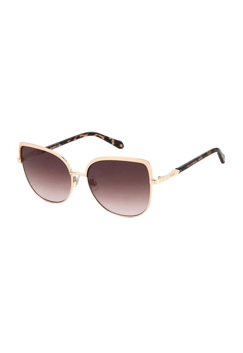 Ochelari de soare butterfly cu lentile in degrade - Auriu rose