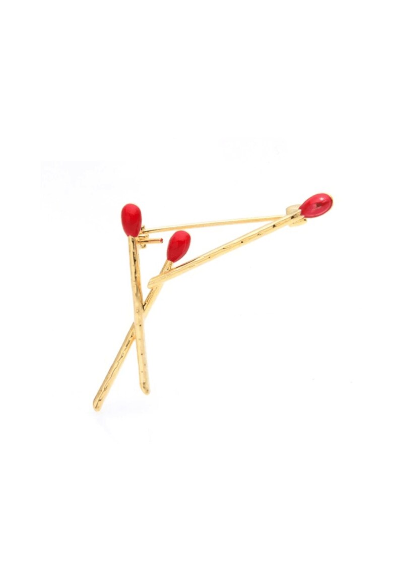 Brosa aurie - forma de chibrituri - Betty C3 -