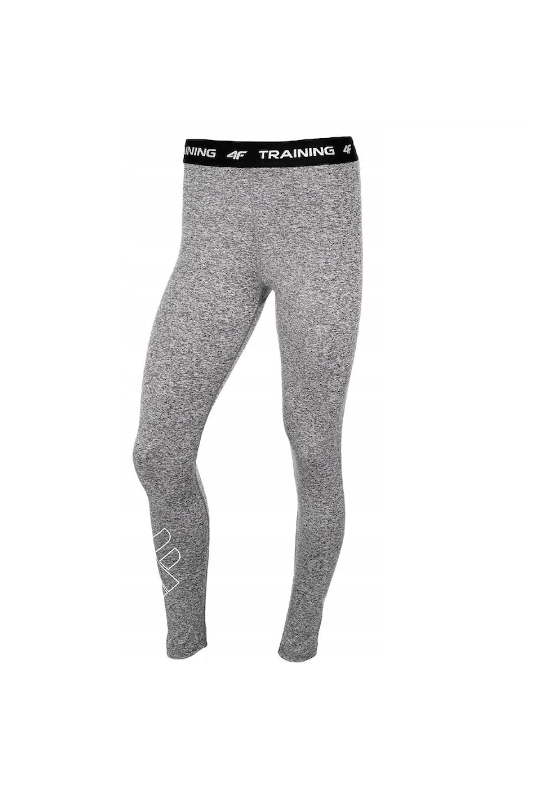 Colanti fitness dama - Poliester/Spandex - Gri - Gri