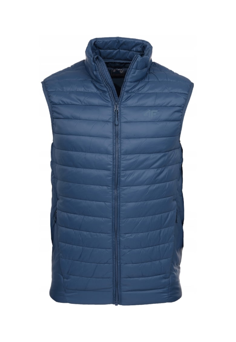 Vesta matlasata - Poliester - Albastru