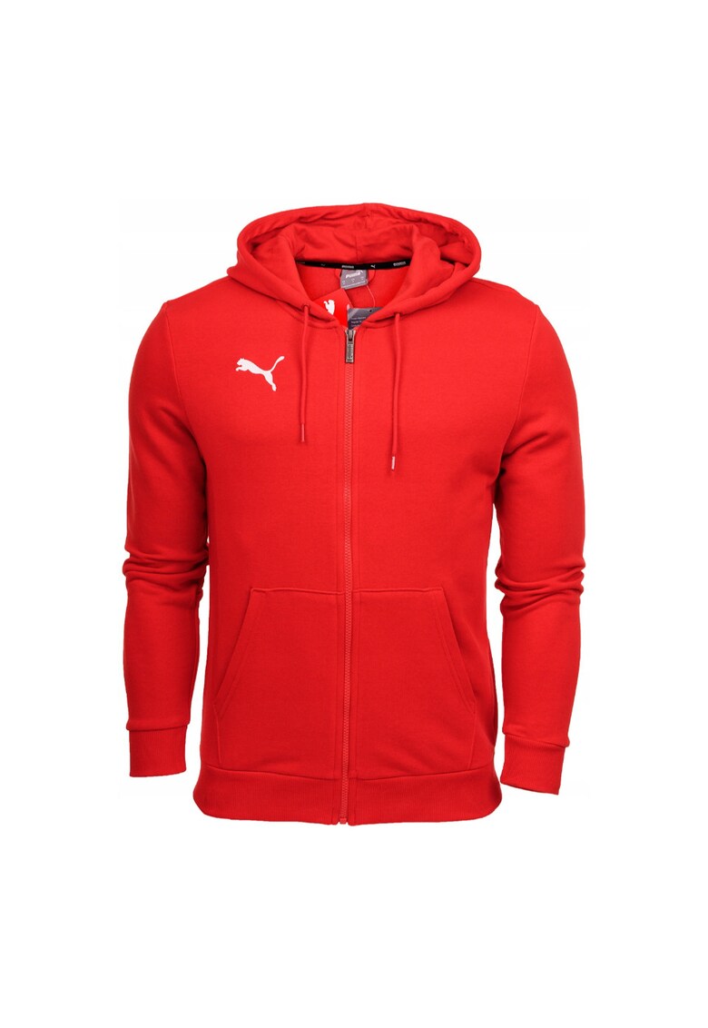 Hanorac sport cu fermoar Bumbac/Poliester - Rosu