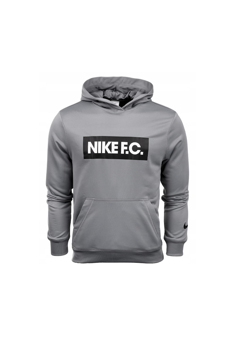 Hanorac cu imprimeu logo cauciucat si tehnologie Dri-Fit pentru fotbal Nike F.C.