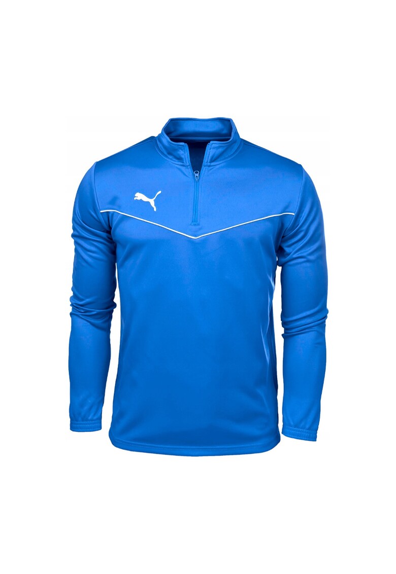 Bluza sport cu fermoar Poliester - Albastru - Albastru
