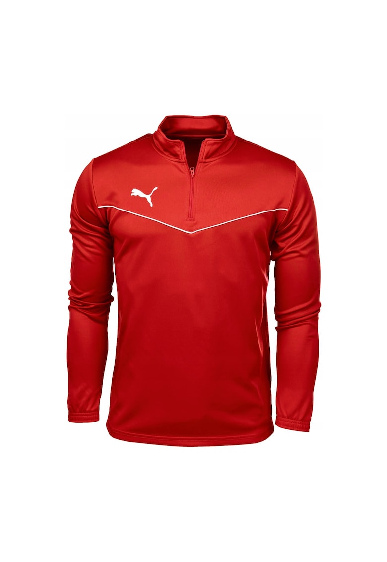 Bluza sport cu fermoar Poliester - Rosu - Rosu