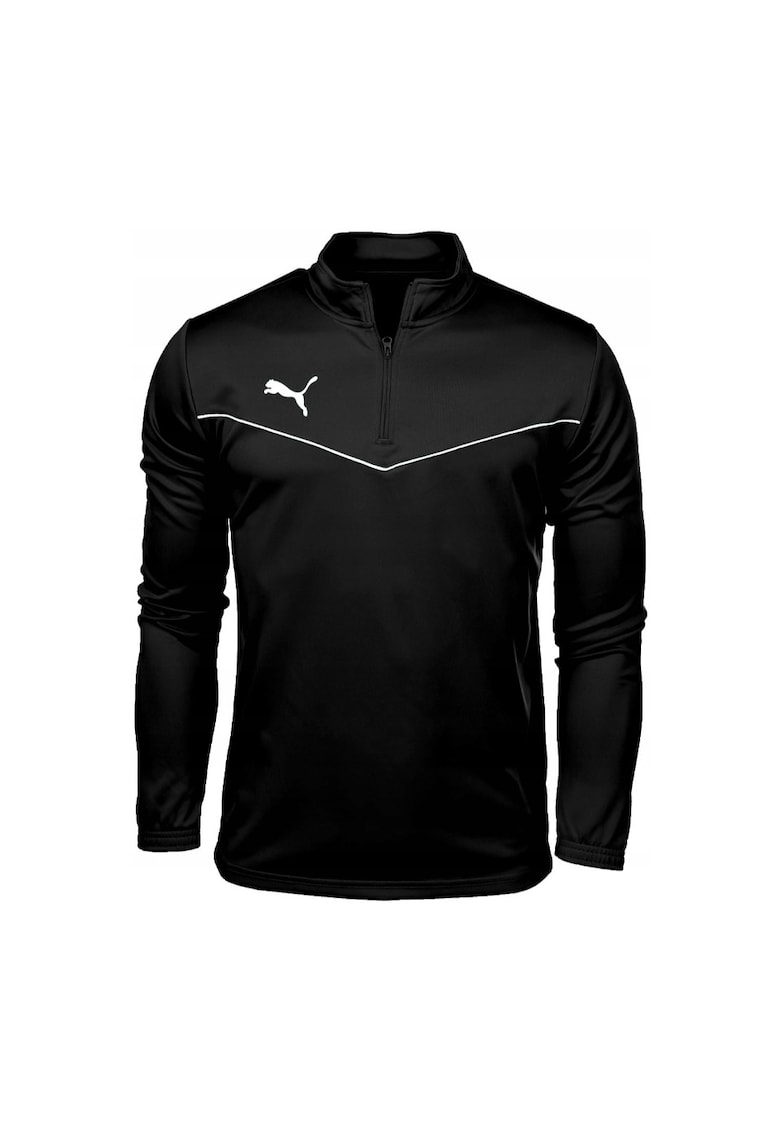 Bluza sport cu fermoar Poliester - Bleumarin - Negru