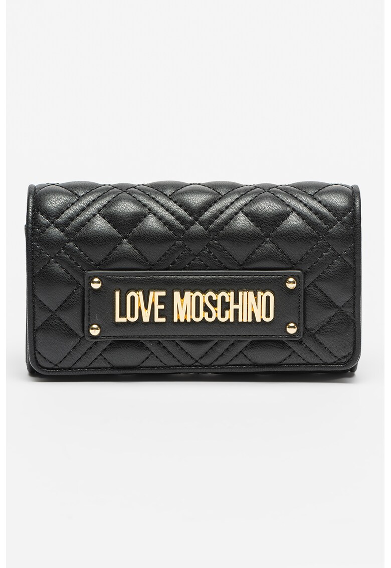 Portofel de piele ecologica cu aspect matlasat