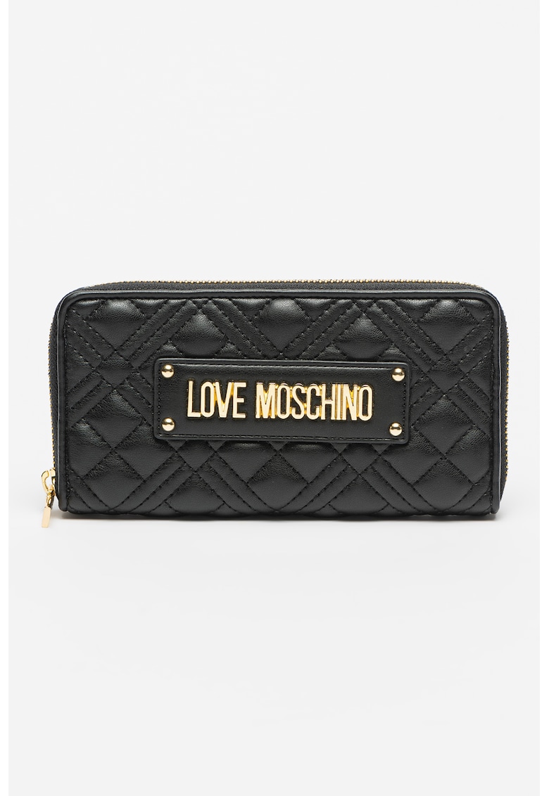 Portofel de piele cu aspect matlasat