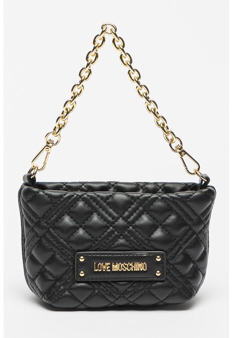 Geanta de piele ecologica cu model matlasat in relief