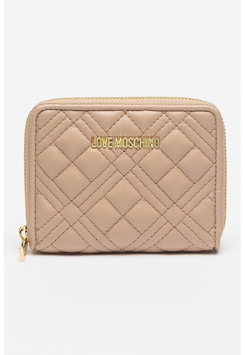 Portofel de piele ecologica cu aspect matlasat