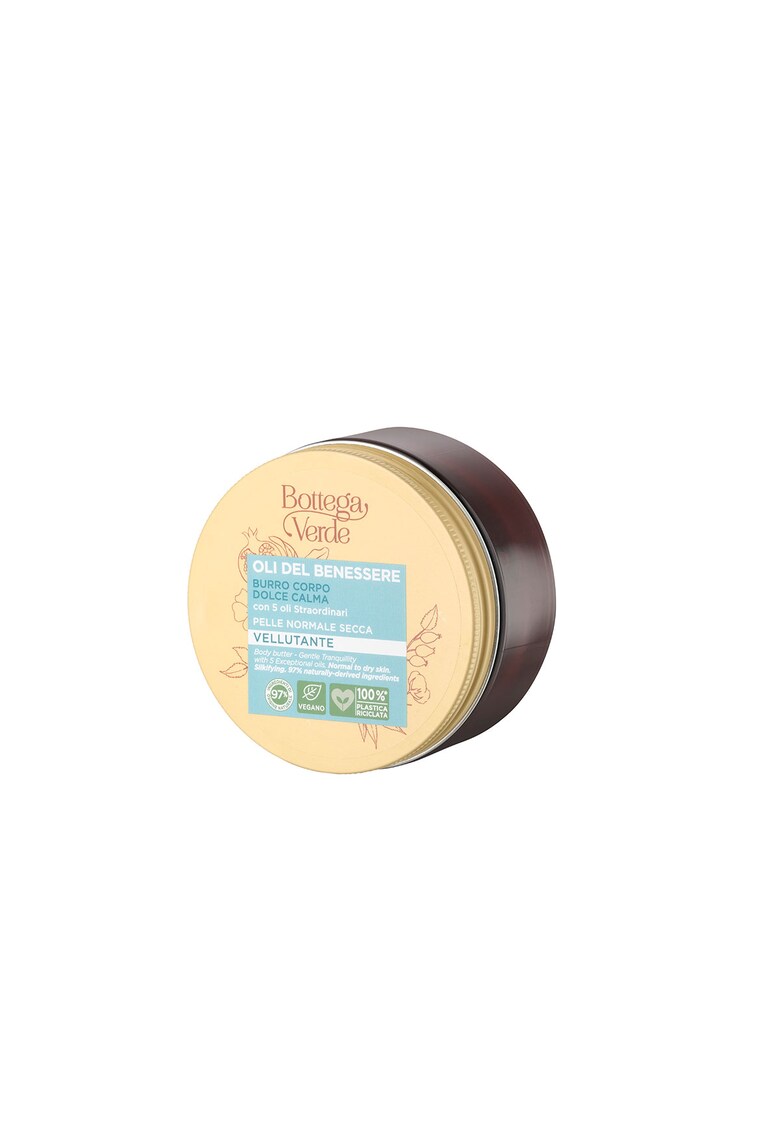 Unt de Corp Calmante - Cu Extract de 5 Uleiuri - Oli del Benessere - Hidratare Intensiva pentru Piele Uscata - Cu Aroma Orientala si Proprietati Nutritive - Ofera Catifelare si Revitalizare - Ideal pentru Utilizare Zilnica - 150 ml