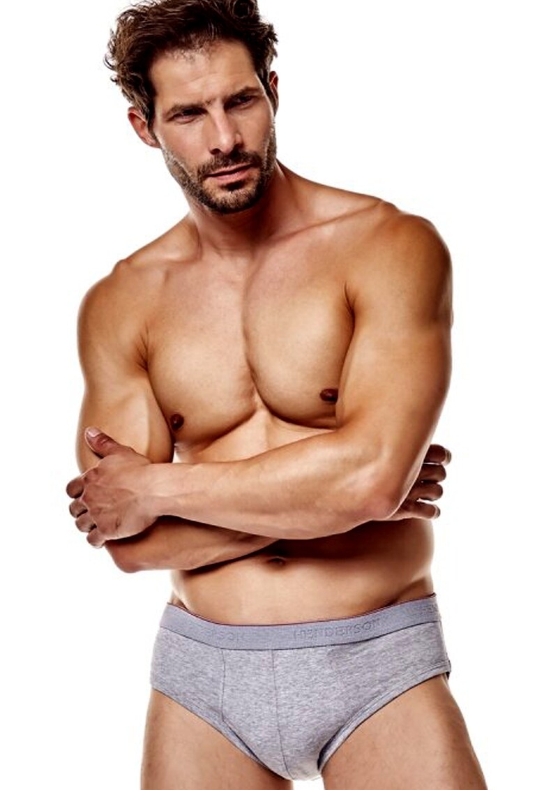 Slipi pentru barbati - Gri - Bumbac