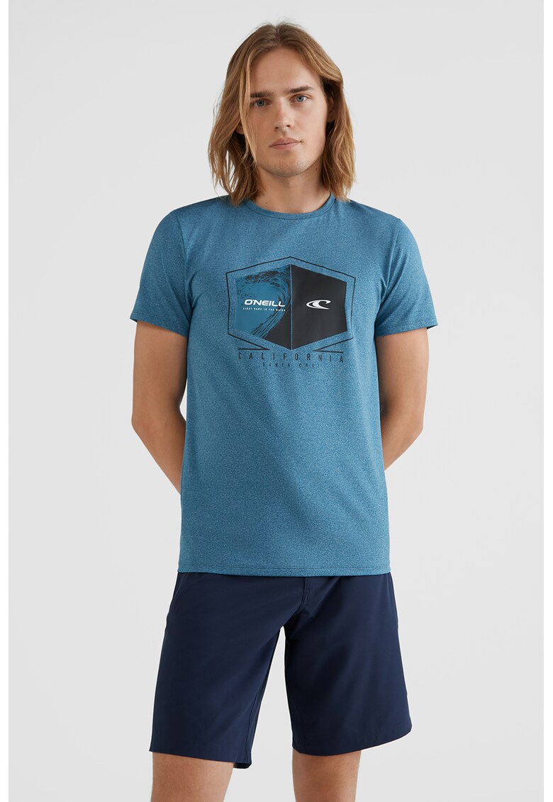  Tricou cu imprimeu logo si grafic pentru fitness Breaker 