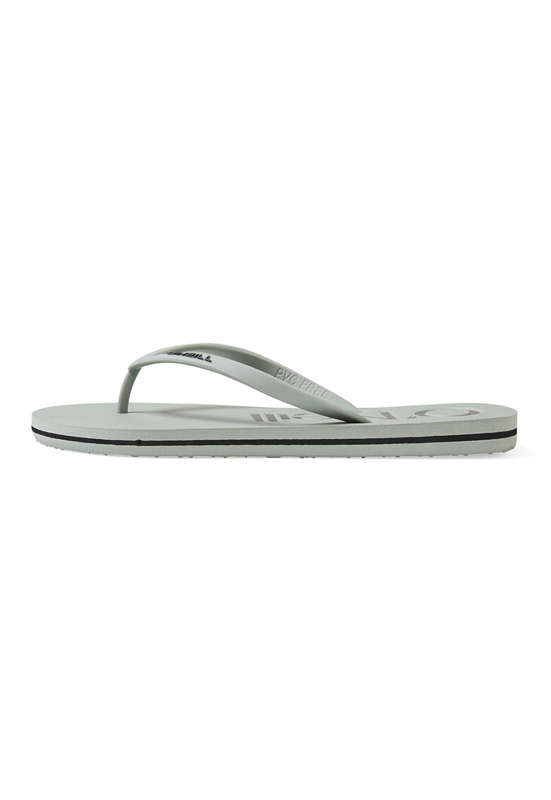 Papuci flip-flop cu logo contrastant pe brant Profile Logo FEMEI 2023-09-21 3