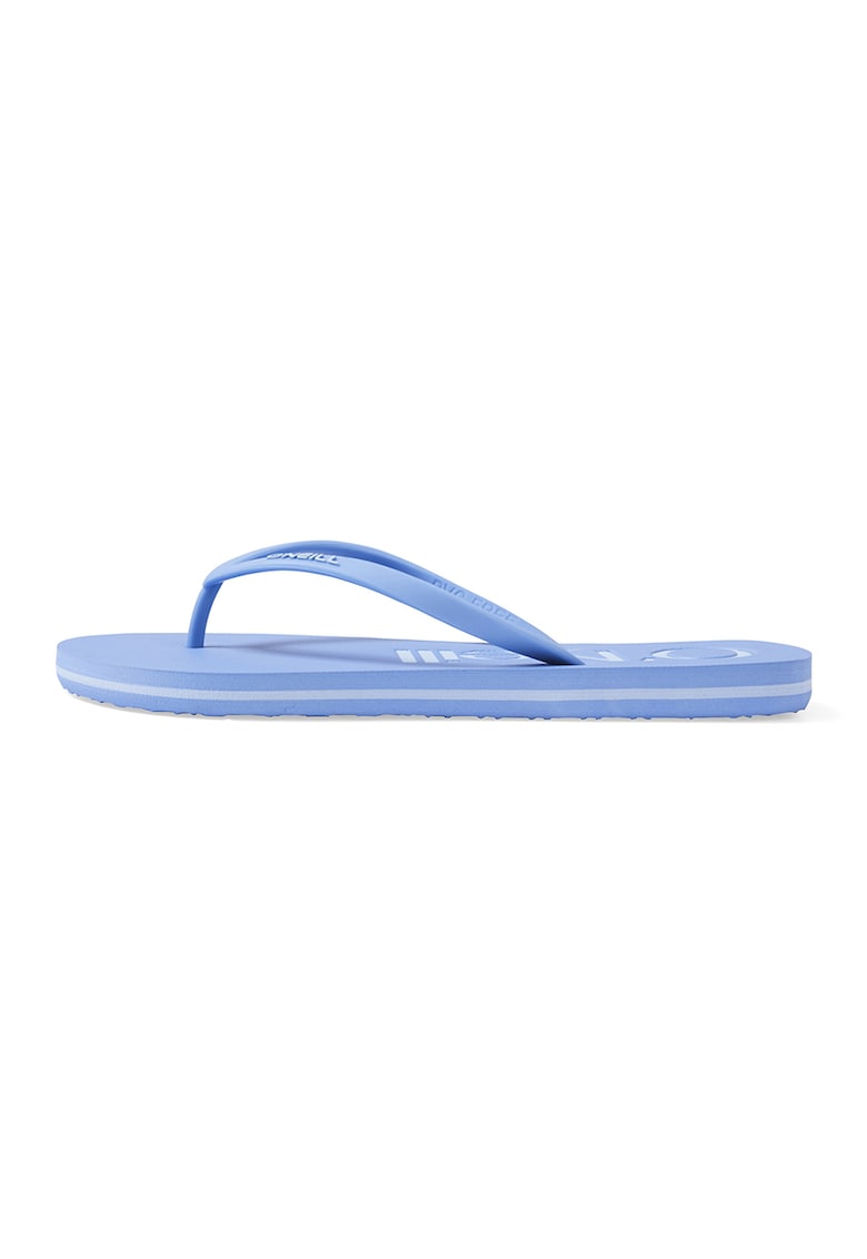 Papuci flip-flop cu logo contrastant pe brant Profile Logo FEMEI 2023-09-21
