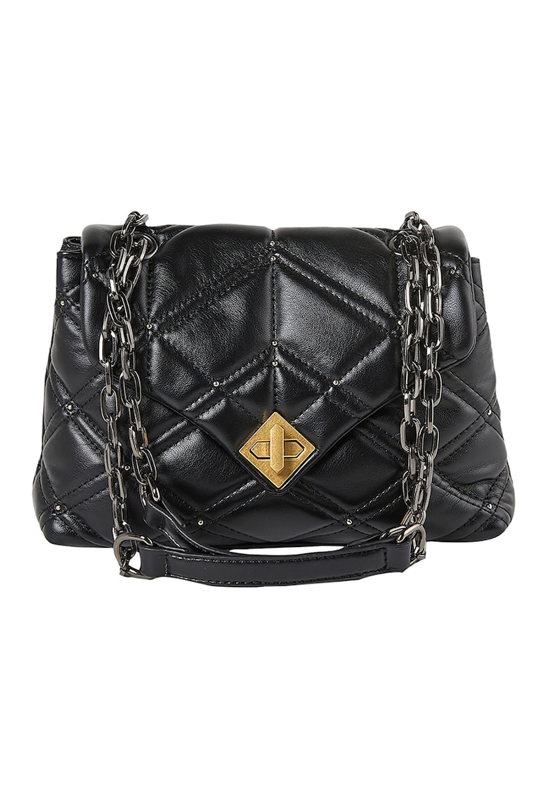 Geanta matlasata din piele ecologica cu bareta de umar