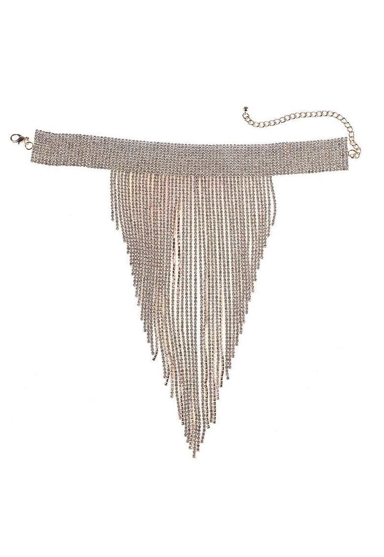 Colier choker - lung - cu pietre - Elise C5 -