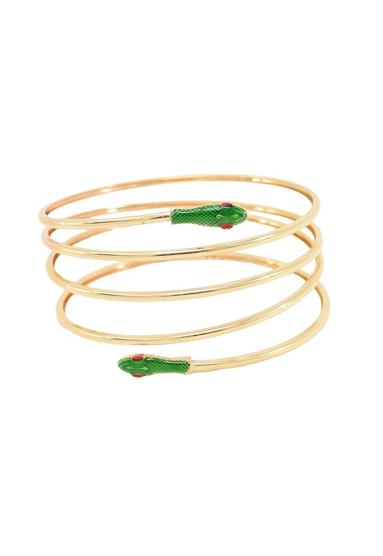 Bratara aurie - ajustabila - forma de sarpe - Donna C10 -