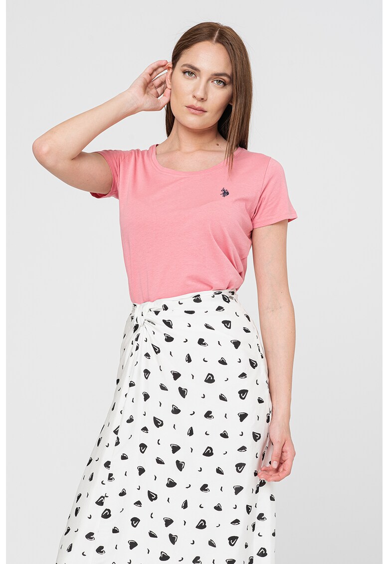 Памучна тениска с лого US Polo Assn
