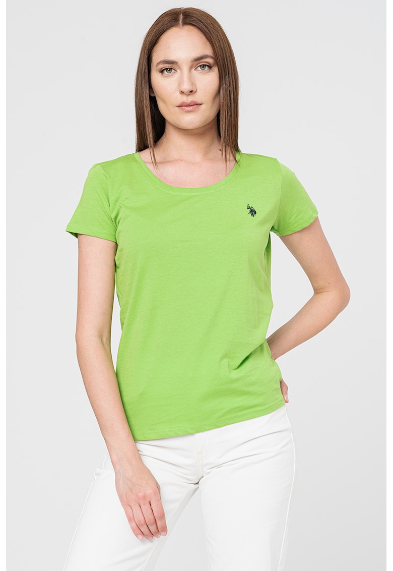 Памучна тениска с лого US Polo Assn